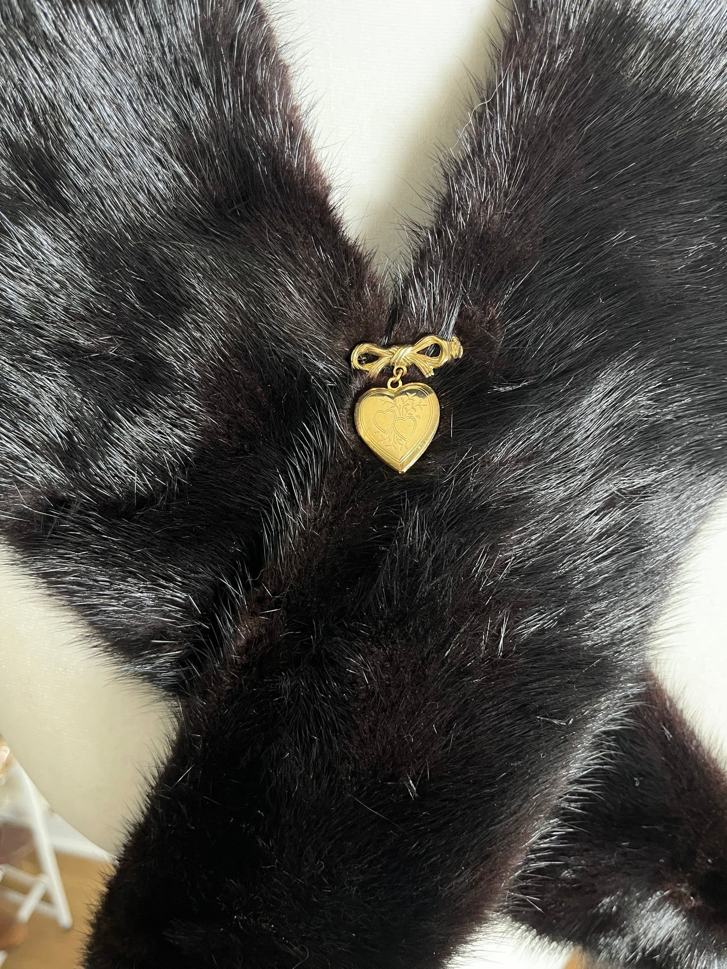 dedicated to the one I love | fur hat & scarf set | size S-M