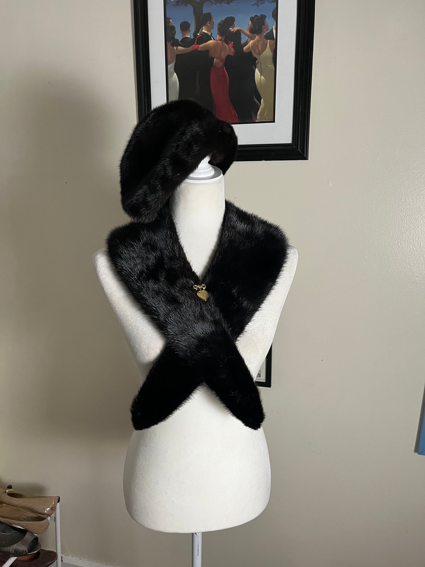 dedicated to the one I love | fur hat & scarf set | size S-M