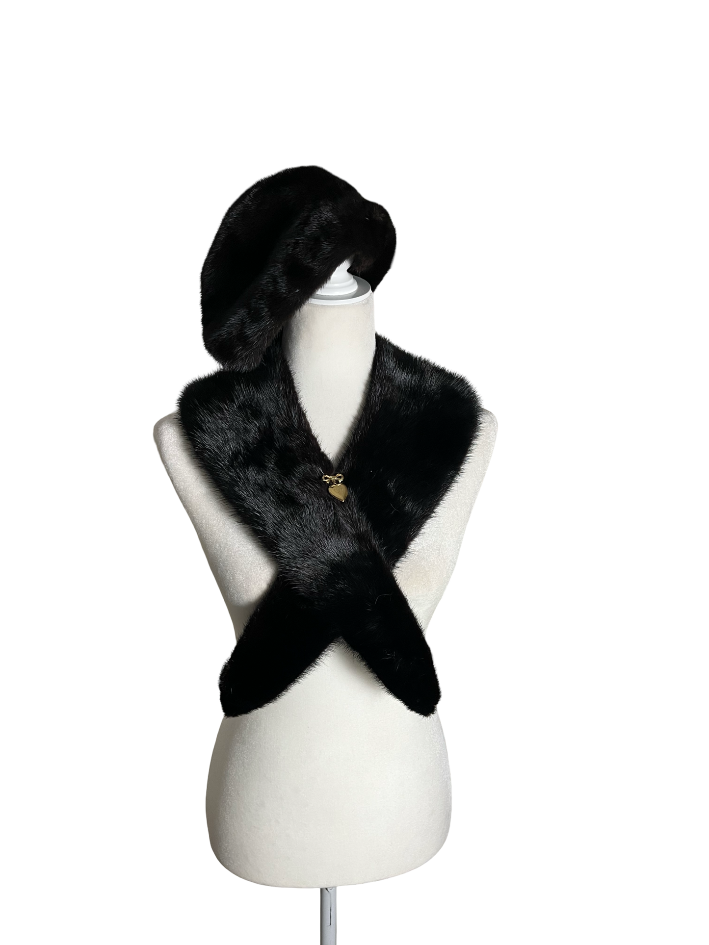 dedicated to the one I love | fur hat & scarf set | size S-M
