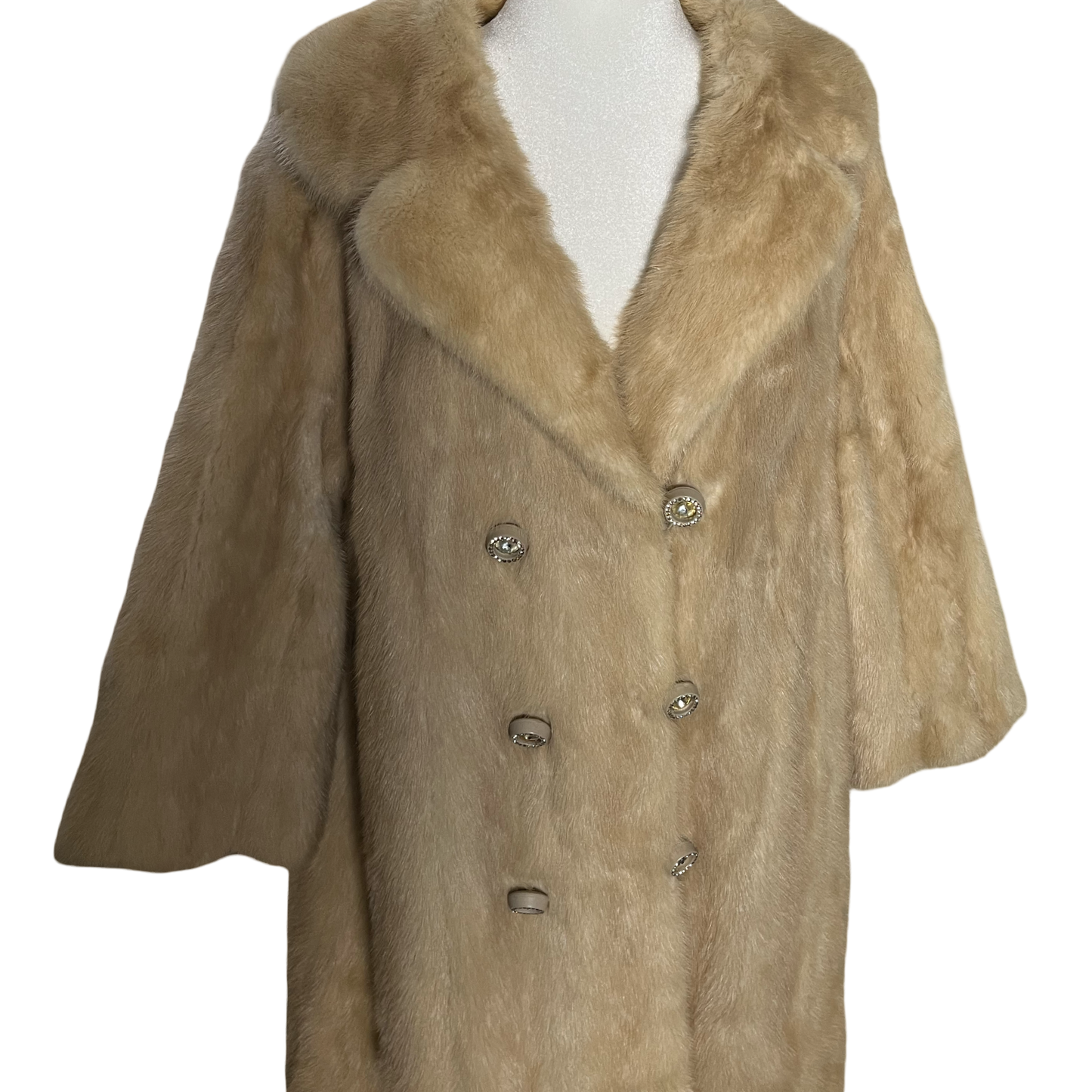 50s marilyn blonde mink | size S-M