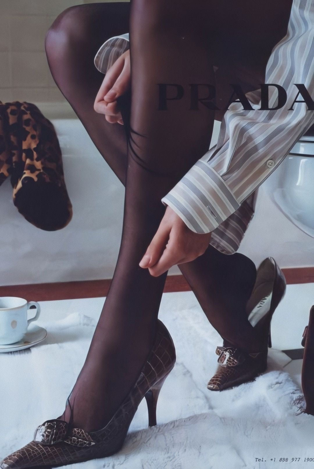 Prada| iced latte heel| US 8.5