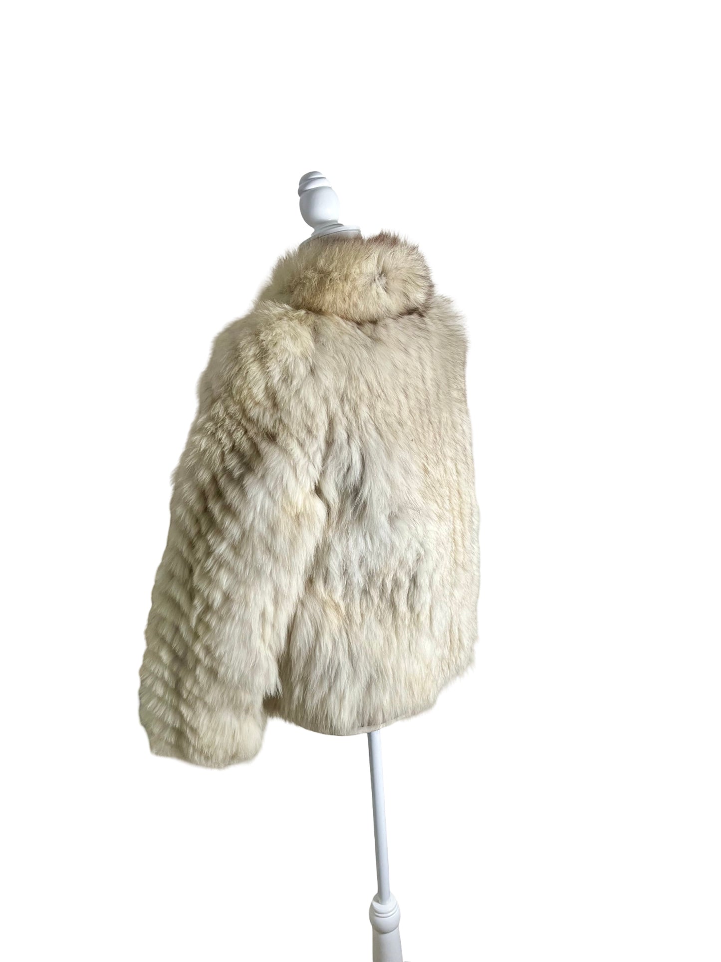 80s SAGA fox fur | XS-S | flaws noted