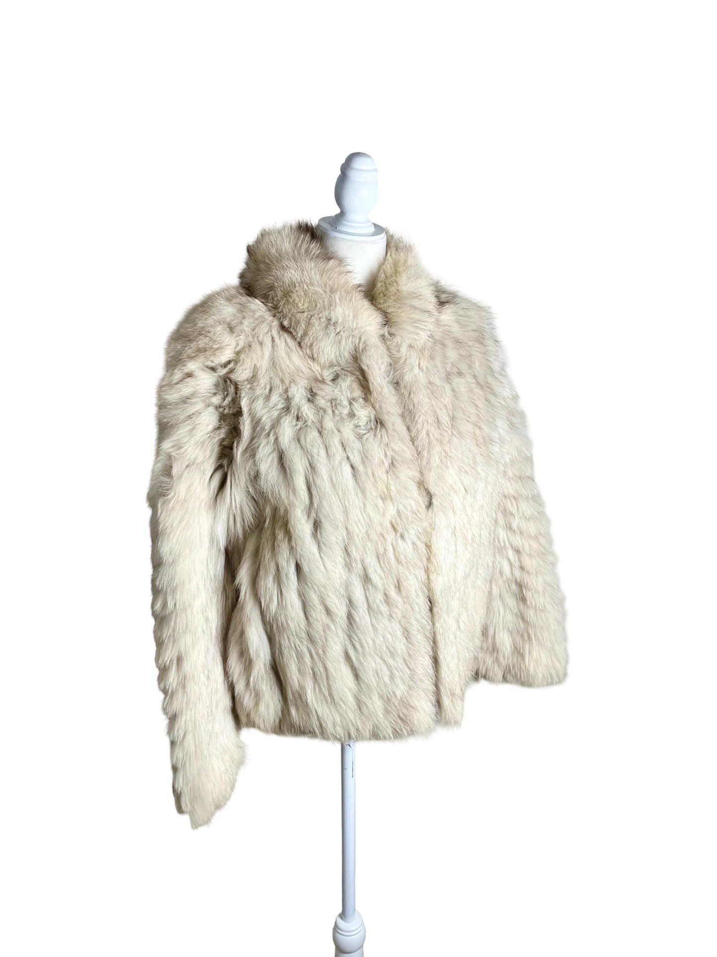 80s SAGA fox fur | XS-S | flaws noted