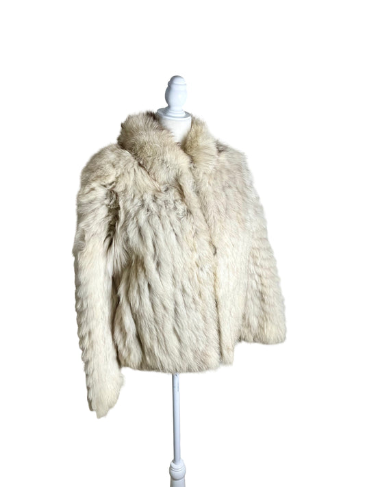 80s SAGA fox fur | XS-S | flaws noted