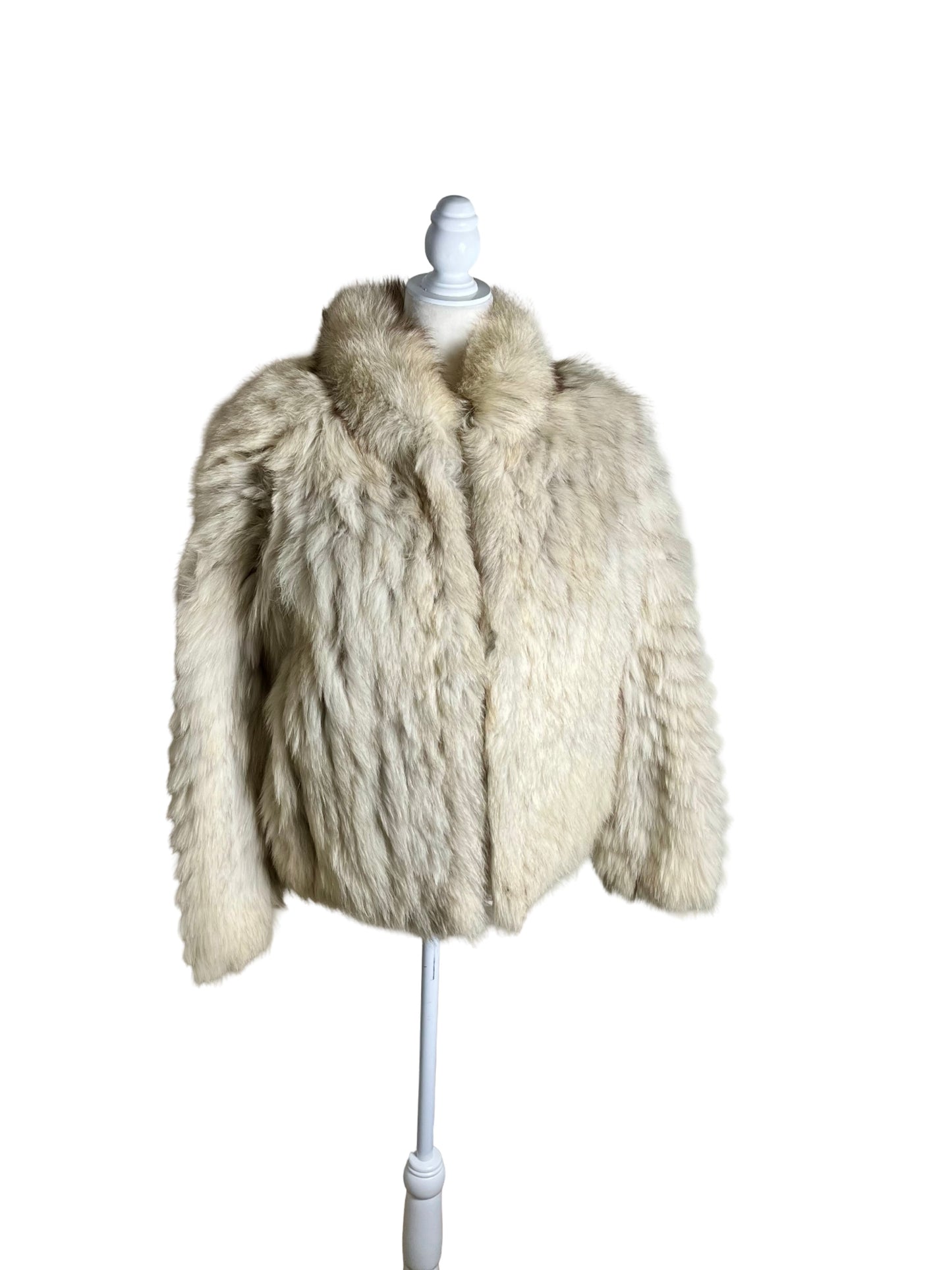 80s SAGA fox fur | XS-S | flaws noted