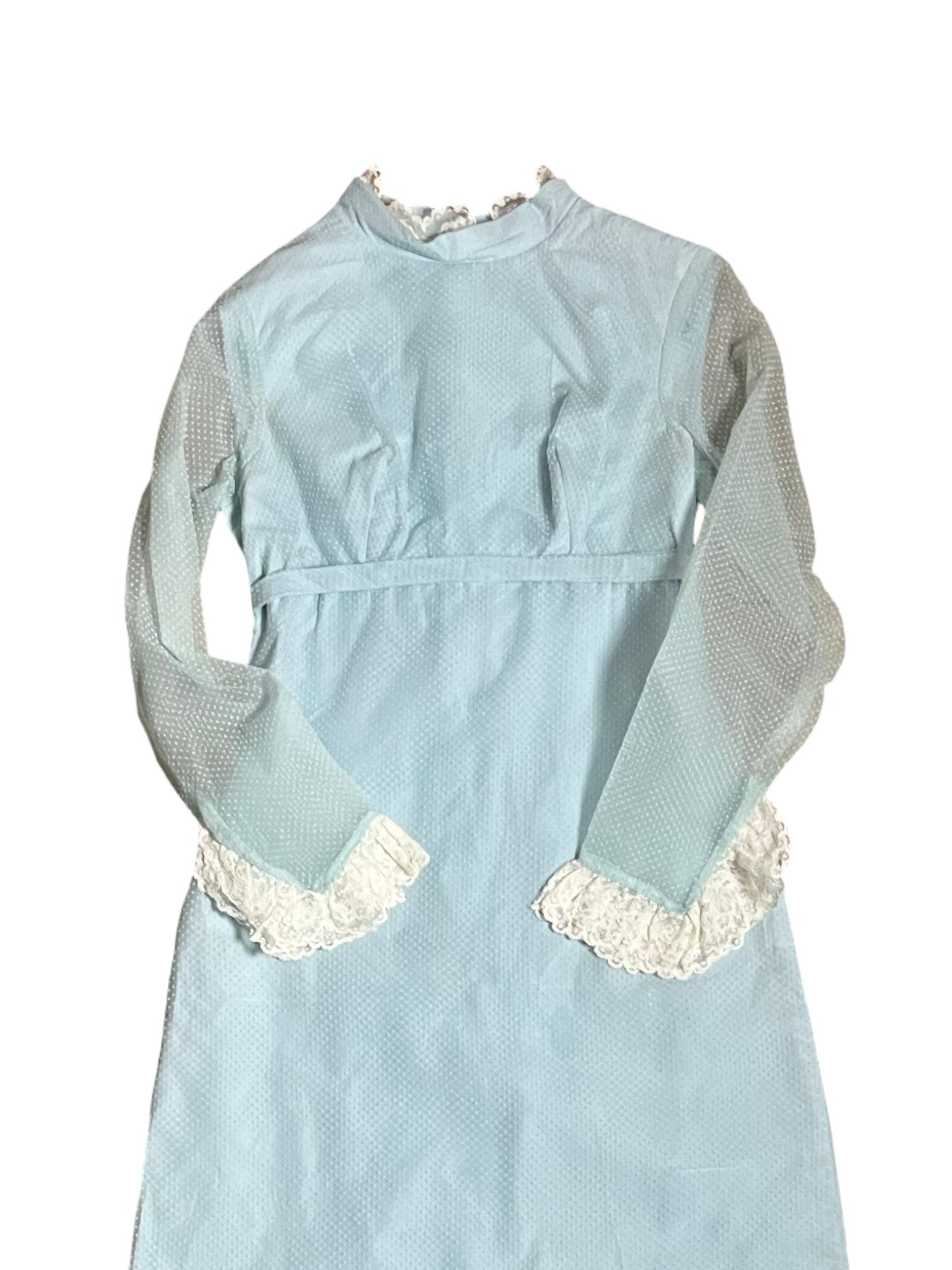 60s | pale powder blue gown | XS-S