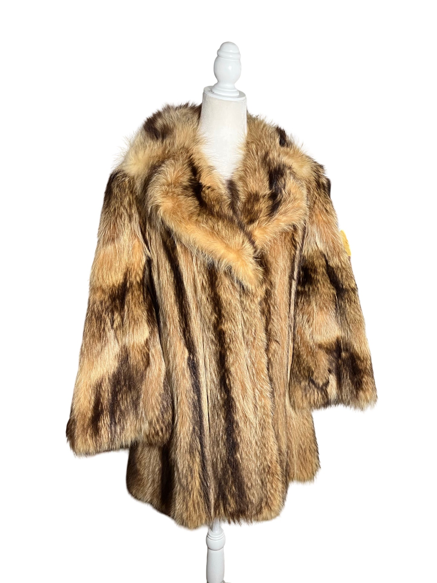 strawberry blonde | 70s raccoon fur | size S-M
