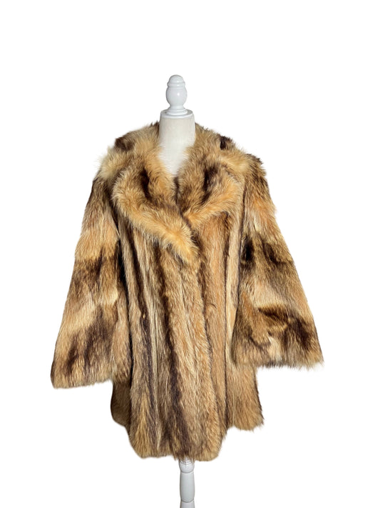 strawberry blonde | 70s raccoon fur | size S-M
