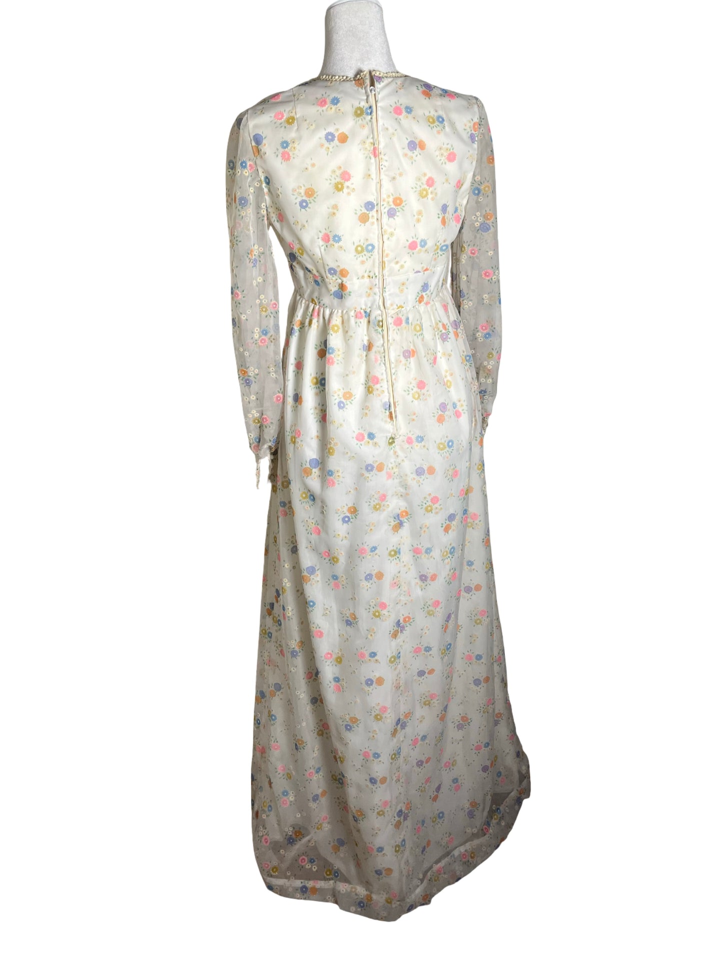 70s | flower child gown | S-M