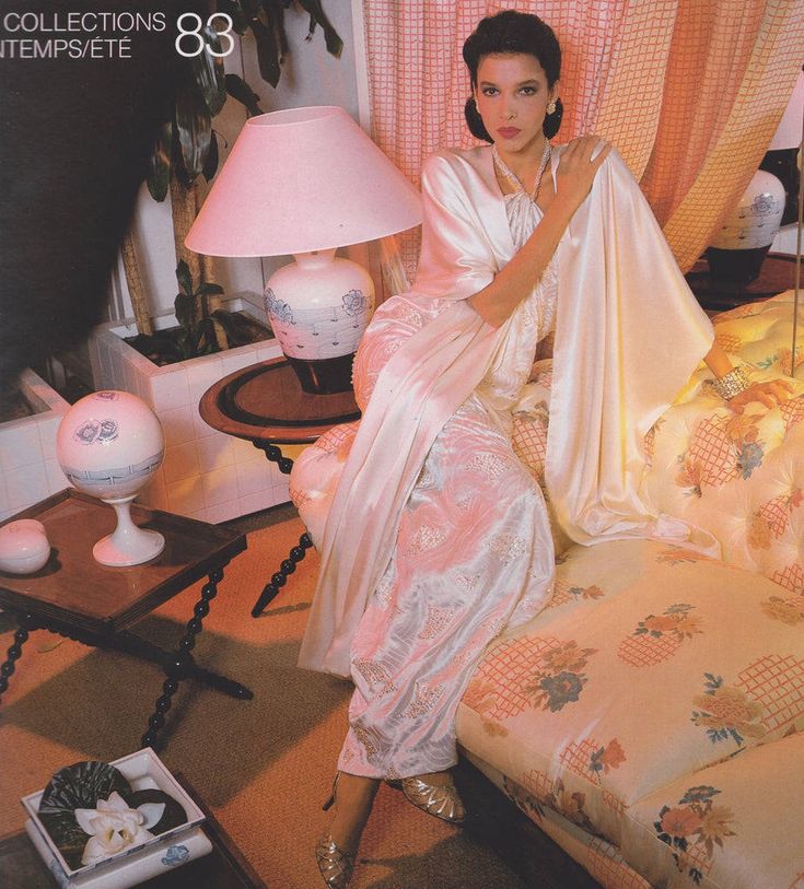 80s Oscar de la Renta | the powdered rose | L-XL
