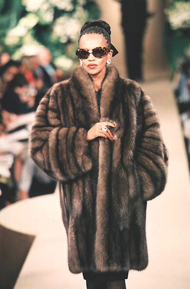the deja | heirloom classic mink coat